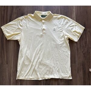 Masters Augusta National Amen Corner Golf Polo Yellow Mens Size XL VTG